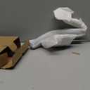 BESTILL Wall Mounted 6 Inch Extension Shower Head Arm, Shower Arm and Flange Included, Matte Black