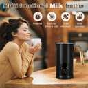 2026 Upgraded Milk Frother and Steamer, 19.9 OZ Detachable Milk Frother for Coffee with Temperature Display, 5 in 1 Large Capacity Automatic Warm and Cold Foam Maker for Coffee, Latte, Cappuccino