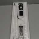 SUPERDANNY LED Desk Lamp for Home Office, Eye-Caring Desk Light with Adjustable Gooseneck, 12W Touch Control Dimmable Brightness, Architect Clamp Lamp with USB Adapter, White