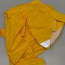 NACOCO Large Dog Raincoat Adjustable Pet Water Proof Clothes Lightweight Rain Jacket Poncho Hoodies with Strip Reflective (XXXL, Yellow)