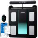 Smart Scale for Body Weight & Fat, 8-Electrode Full-Body Composition Scale with Handle Display, Dual-Frequency BIA, 28 Body Metrics, High Accuracy Digital Bathroom Scale, FSA&HSA Eligible