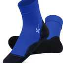 XUKER Water Socks Quick Dry Swim Dive Sand Proof Socks for Beach Volleyball Sand Soccer (XX-Large, Navy Blue)