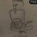 Ergonomic Office Chair, Mesh Desk Chair with Lumbar Support, High Back Home Office Chair with Adjustable Headrest and Flip-Up Arms, Comfortable Computer Chair, Thick Cushion, 300 LBS, Black (1 Pack)