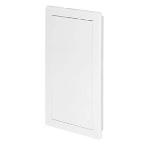 Awenta Access Panel 6'' x 12'' Inch - White Opening Flap Cover Plate - Box Door Lock - Door Latch (150 x 300 mm)