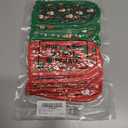 Patelai 8 Pack Christmas Cast Iron Skillet Handle Covers Red Green Hot Pot Handle Holder Cover Heat Resistant Non Slip Cast Iron Skillet Potholders Sleeves Protector for Kitchen Cooking Baking BBQ