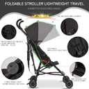 Baby Portable Stroller, Cool Kids Lightweight Travel Stroller with Carrier for Walking, Shopping, and Playgrounds