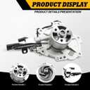 LR154597 Electric Water Pump Compatible with Discovery Sport & Range Rover Evoque/Sport/Velar 2018-2022 2.0L L4 Coolant Water Pump JDE38596 LR092953