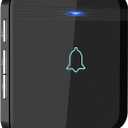 AVANTEK Add-On Plug-in Receiver RB-1, 1300 Feet Range with 52 Chimes, Black