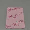 May Chen for iPad (A16) 11th Generation Case 11 Inch 2025, iPad 10th Gen Case 2022 10.9 inch, Built-in Pencil Holder with Shockproof Cover Clear Transparent Back Shell Auto Wake/Sleep, Bows Pink