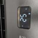 30dB Quiet Compressor Dehumidifiers for Home, Front LED Digital Humidity Display for Bedroom, Bathroom