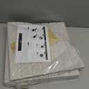 Large Arched Felt Bulletin Board - Stylish Perfectly Sized 35" x 24" Cork Board Alternative for Office & Wall Decor  6 Customizable Adhesive Tiles with Pins are Perfect to Display Your Photos (Beige)