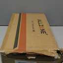 ALLZONE Adjustable Over The Toilet Storage Shelf, 4-Tier Ample Over Toilet Bathroom Organizer and Storage,Tension Mounted Above Toilet Storage Cabinet for Versatility, Fits 64-113 Inch Heights, Black