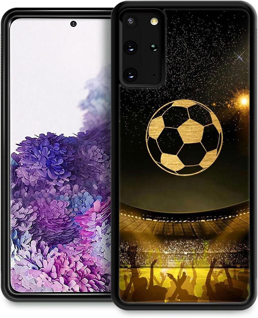 Compatible with Samsung Galaxy S20 Plus Case,Soccer Stadium Sports Soft TPU Bumper Shockproof Premium Slim Protective Cover Case for Samsung Galaxy S20 Plus (S20 Plus (6.7 inch))