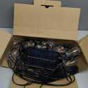 Solar String Lights Outdoor Waterproof with Remote & Timer, LED Shatterproof ST38 Bulbs, USB & Solar Powered Patio Lights for Backyard, Porch, Garden, Wedding, Christmas Decor (66FT)