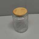 ANSQU Vintage Glass Jar with Lid, 23.7oz Airtight Glass Storage Canister Glass Food Storage Containers for Kitchen Counter, Pantry, Decorative Jar for Coffee, Tea, Sugar, Easter. Candy Cute Jar