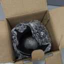 2.5 inch Inlet Exhaust Tip, 4" Outlet 9" Overall Length Stainless Steel Exhaust Tail Pipe, Bolt-On, Rolled Edge, Black (Fit for Tailpipe Outlet is 2.5", must OD not the ID)