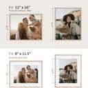 12x16 Oak Wood Picture Frame - Minimalist 12x16 Poster Frame, 12"x16" Picture Frame Wood, Natural Solid Wooden Picture Frames for Wall Art Photo and Prints(1 Pack, Beige)