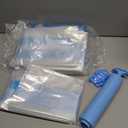 10 Pack Vacuum Storage Bags with Pump, 5 Jumbo and 5 Large Space Saver Vacuum Storage Bags, Vacuum Seal Bags for Clothing, Comfoters, Pillows, Blanket, Bedding