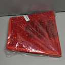 Fitted Christmas Tablecloth with Elastic Edge, Table Cover, Vinyl Flannel Backed Tablecloth Fits 45"-56" Round Tables for Christmas Dinner