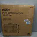 MYPET North States Paws Portable Pet Gate: 26-40" Wide. Pressure Mount. No Tools Needed. Made in USA, 23" Tall, Expandable, Durable Dog Gates for Doorways, Fieldstone Gray