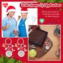 Sureio 36 Pcs Christmas Nurse Appreciation Keychains for Women - Bulk Nurse Week Gifts