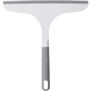 Multifunctional Plastic Squeegees Glass Door Squeegees Multifunctional Squeegees Hanging StorageSqueegees Easy to Clean Squeegees Lightweight(1 Pack Gray)