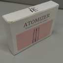 LISAPACK 8ML Atomizer Perfume Spray Bottle for Travel (3 PCS) Empty Cologne Dispenser, Portable Sprayer (Black, Silver, Blue)