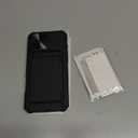 for iPhone 16 Pro Max Case Wallet with Screen Protector (Tempered Glass), Card Holder (4-5 Cards), Slide Camera Cover, Military Grade Drop, Heavy Duty Men Women Case for iPhone 16 Pro Max, Black