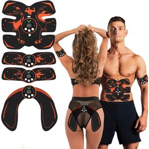 Fitness Belt, Abs Stimulator Full Body Ab/Arm/Hip Trainer Abs Trainer Electronic Toning Belts home workout equipment for Abdomen/Waist/Leg/Arm/Hip