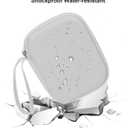 BliFulde Carrying Case for RG353V/ RG353VS Handheld Game Console, Custom-Insert Handheld Emulator Retro Game Holder Organizer, Portable Game Player Storage Bag (Case Only) (White)