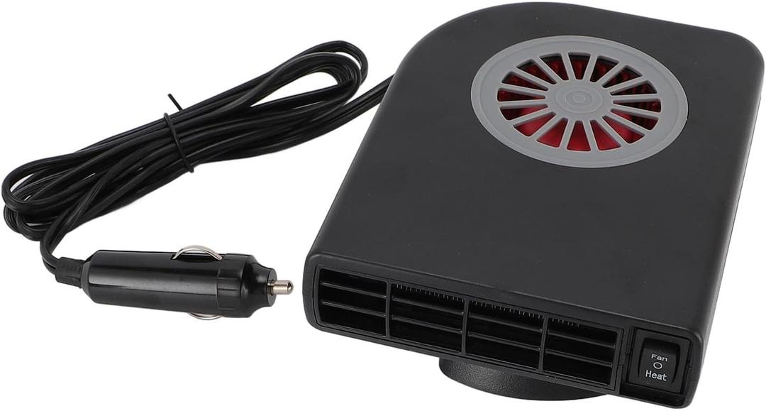 Windshield Heater Defogger, Quick Heating 120W Car Heater Multifunctional Plug in Purification for Automobile (24V)