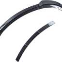 Front Lip Bumper Spoiler Wing Compatible with 2015 2016 2017 2018 2019 2020 2021 2022 Dodge Charger SRT,4Pcs Carbon Fiber Front Bumper Lip Spoiler