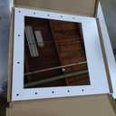 Palimder Vanity Desk with Mirror and Light, Large Drawer and Three Level Storage Dresser, 3 Lighting Modes Adjustable Brightness, Bedroom Dressing Table (White)