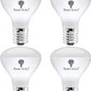 4 Pack R14 LED Bulb 4W E17 Base Mini Reflector Floodlight Light Bulb Dimmable 2700K Warm White - 40W Equivalent - e17 LED Bulb Dimmable E17 Intermediate Base Mini Light Bulbs, Curio Cabinet Light Bulb