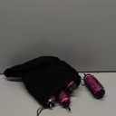 Round Brush Set for Blow Drying - Round Hair Brush Set with Detachable Barrels Styling Tool, Roller with 6 Barrels 1 Handle 6 Clips, 3 Different Hair Rollers to Create Your Hairstyle - Purple Black