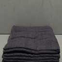 100% Cotton Bath Towels, 24x48 Pack of 6 Towels, Quick Dry, Highly Absorbent, Soft Feel Towel, Gym, Spa, Bathroom, Shower, Pool, Luxury Soft Towels (Grey, 24x48-6 Pack)