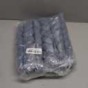 12 Pack Boho Gauze Table Runner 35x72 Inch - Rustic Cheese Cloth Long Table Runner for Wedding, Bridal Shower, Birthday Party Decor (Dusty Blue)