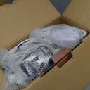 Bearhug Electric Blanket King Size 100" x 90", Dual Controller Heated Blanket, White Flower Patterns Faux Fur & Warm Sherpa, 10-Heat Levels & 1-12H Auto Off,ETL, Machine Washable