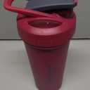 BlenderBottle Sport Sleek Insulated Stainless Steel Shaker Bottle with Wire Whisk, 25-Ounce, Raspberry – Protein Shakes & Hydration for Athletes & Fitness Enthusiasts, Easy Mixing, Lockable Lid