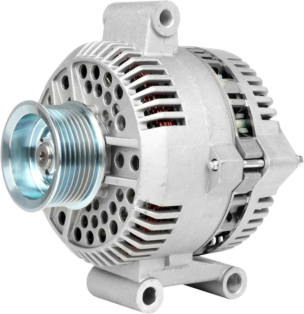 SCITOO Alternator Fits for Ford for E-350 Club Wagon 7.3L 2003, for E-350 Econoline Club Wagon 7.3L 1995-2002,for E-450 Econoline Super Duty 7.3L 00-02, 130Amp High-output CW 6-Groove 7768 334-2253
