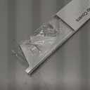 Stainless Steel Stove Gap Covers,Stove Gap Filler, Range Trim Kit, Stove Gap Guards, Heat Resistant and Easy to Clean, Easy retractable Length 13.8" to 27.5", Width 0.79",White(2PCS)