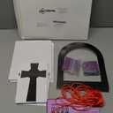 Chiisong 24 Sets Religious Cross Crafts Sunday School Crafts Tissue Paper Kit VBS DIY Art Christian Kit Resurrection Church Art Ornaments Jesus Sunday School Gifts(Classic Color)