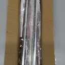 Chrome Shower Curtain Rod 31 to 80 Inch,1 Inch Diameter Adjustable Spring Tension Curtain Rod No Drilling Stainless Steel Telescoping Rod,No Rust