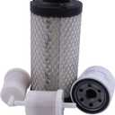 New Service Filter Kit Compatible with Kubota TG1860 Tractor with D722 Engine