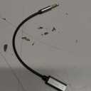 USB C Female to 3.5mm Male Audio Cable Cord Analog Cable USB-C Converter Headphone Jack Adapter Compatible with MP3 Players, CD Players, Laptops, Tablets, Smartphone(Without DAC) (Grey-1)