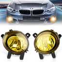TangMiGe Fog Lights Lamps for 2012-2014 BMW 2 Series(F22, 220i 228i) / 3 Series(F30 F31 F34, 320i 325i 328i 328d 335i) / 4 Series(F32 F33 F36, 428i 435i) / M235i Accessories, 1 Pair, Yellow Lens