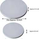Kerixi Electric Stove Burner Covers Range Top For Expanding Counter Space Stovetop Decor (White)