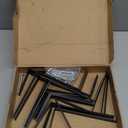 Adnee Set of 4 Double Sided Planter Box Brackets-Adjustable Window Boxes Flower Brackets-Railing Planters Box Brackets for Garden Balcony Window Fence Stairs