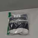 FUAMEY Dog Coat for Small Dogs,Waterproof Dog Winter Jacket with Harness Built in Puppy Cold Weather Coats Reflective Pet Vest with Zipper Warm Fleece Dogs Snowsuit Windproof Black S