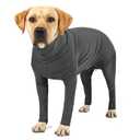 Etdane Recovery Suit for Dogs Surgery Suit Female Spay Dog Surgical Recovery Suit Male Dog for Surgery Female Anti Licking Wounds Dog Shedding Suit Grey/Small